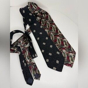 J. Garcia Red and Yves Saint Laurent Ties